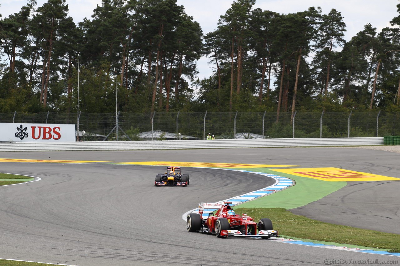 GP GERMANIA, 22.07.2012 - Gara, Fernando Alonso (ESP) Ferrari F2012