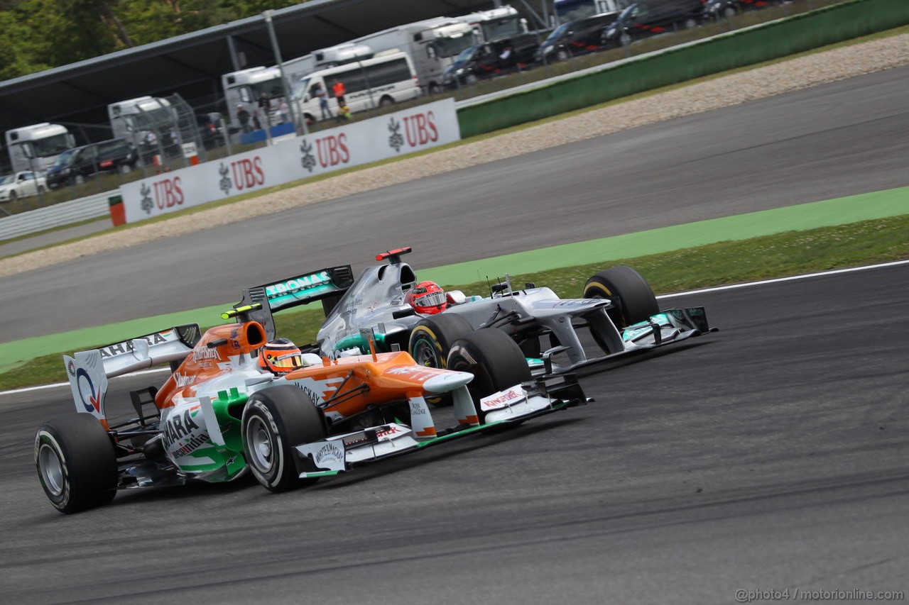 GP GERMANIA, 22.07.2012 - Gara, Michael Schumacher (GER) Mercedes AMG F1 W03