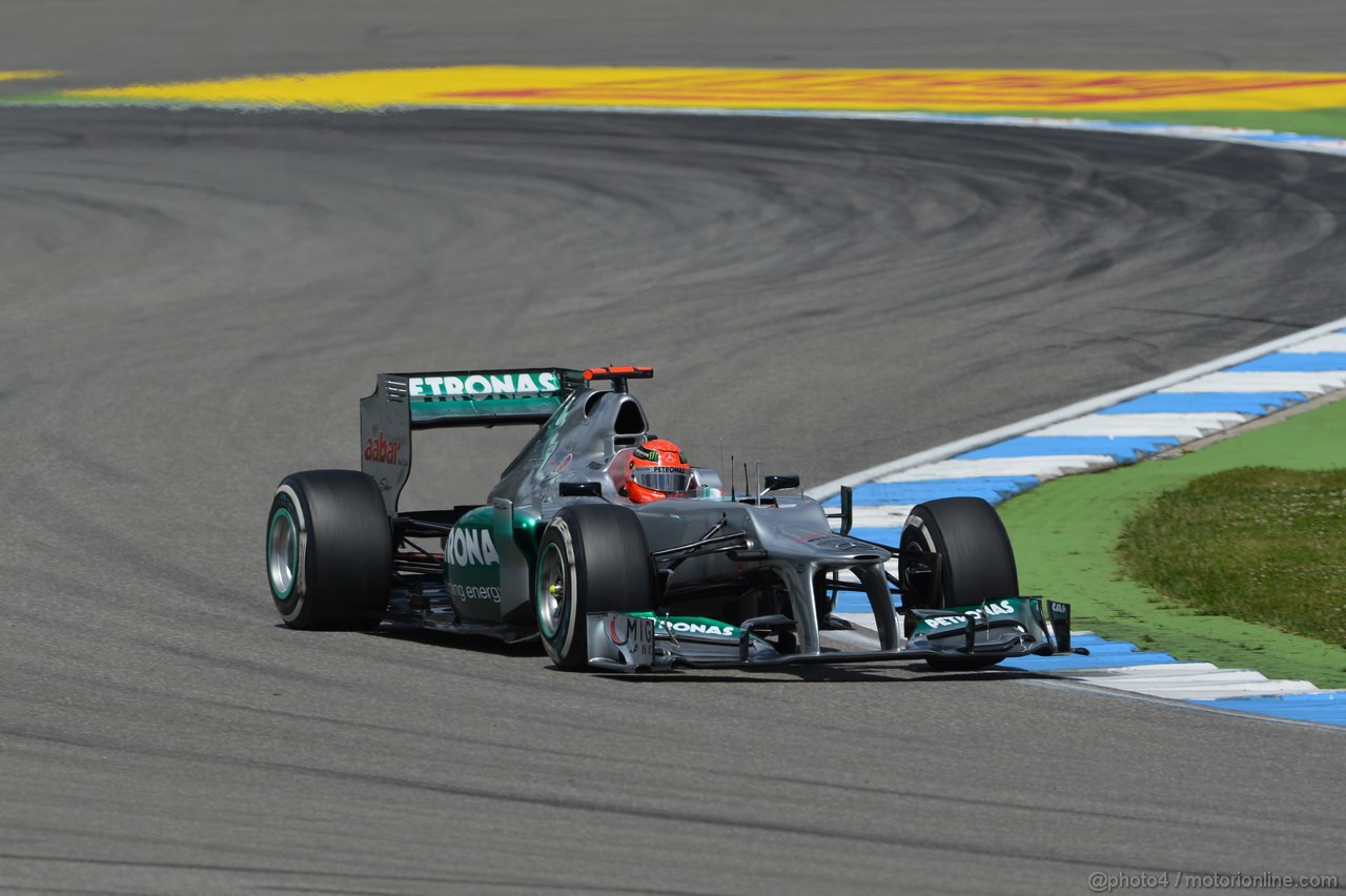 GP GERMANIA, 22.07.2012 - Gara, Michael Schumacher (GER) Mercedes AMG F1 W03