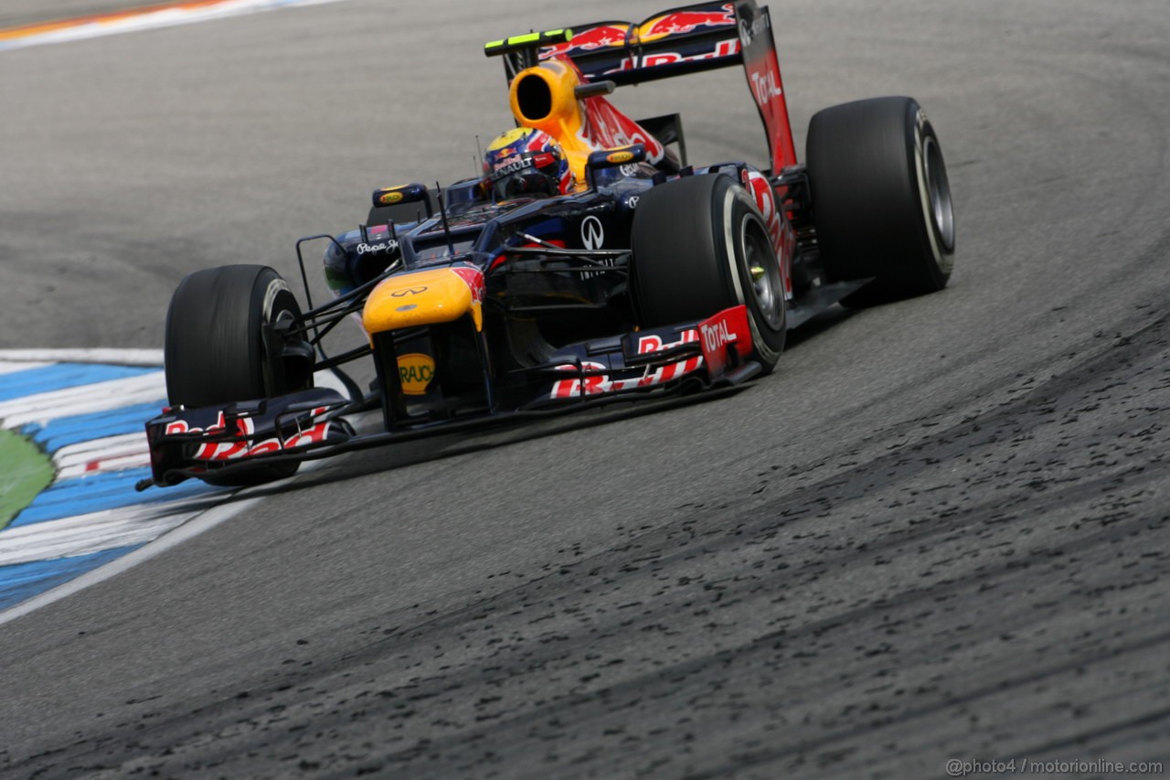 GP GERMANIA, 22.07.2012 - Gara, Mark Webber (AUS) Red Bull Racing RB8