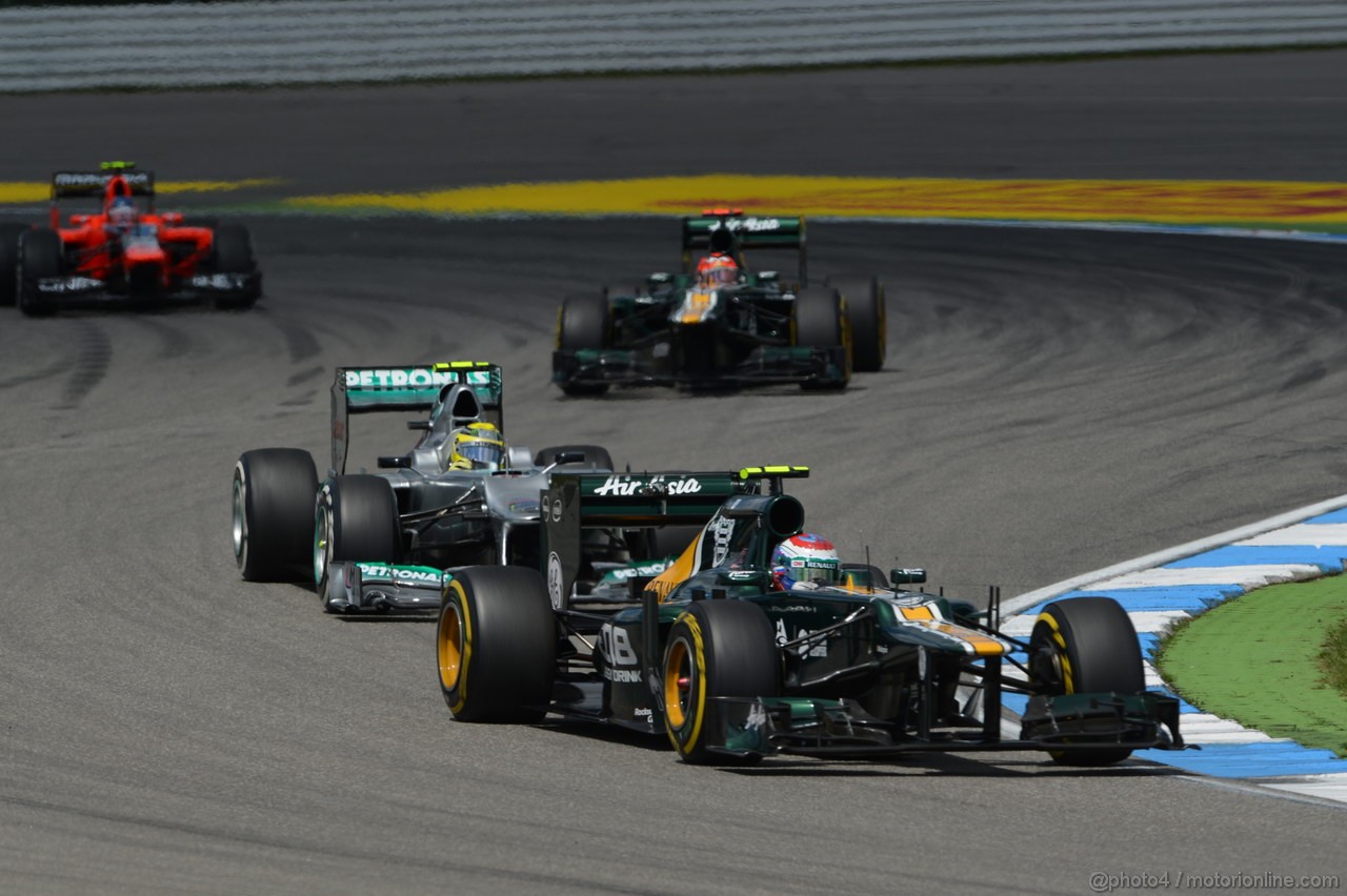 GP GERMANIA, 22.07.2012 - Gara, Vitaly Petrov (RUS) Caterham F1 Team CT01