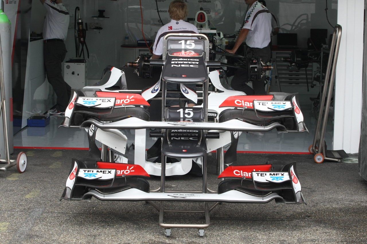 GP GERMANIA, 19.07.2012 -  Sauber F1 Team C31 front wings