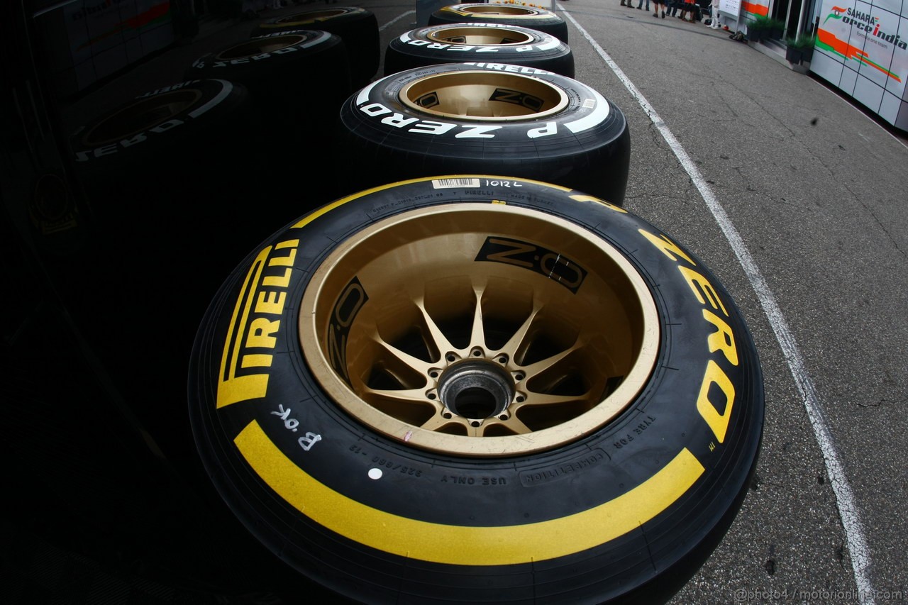 GP GERMANIA, 19.07.2012 - Pirelli Tyres
