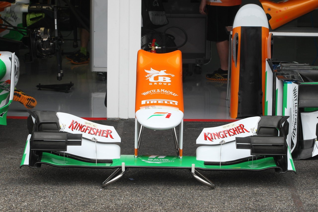 GP GERMANIA, 19.07.2012 - Sahara Force India F1 Team VJM05 front wings