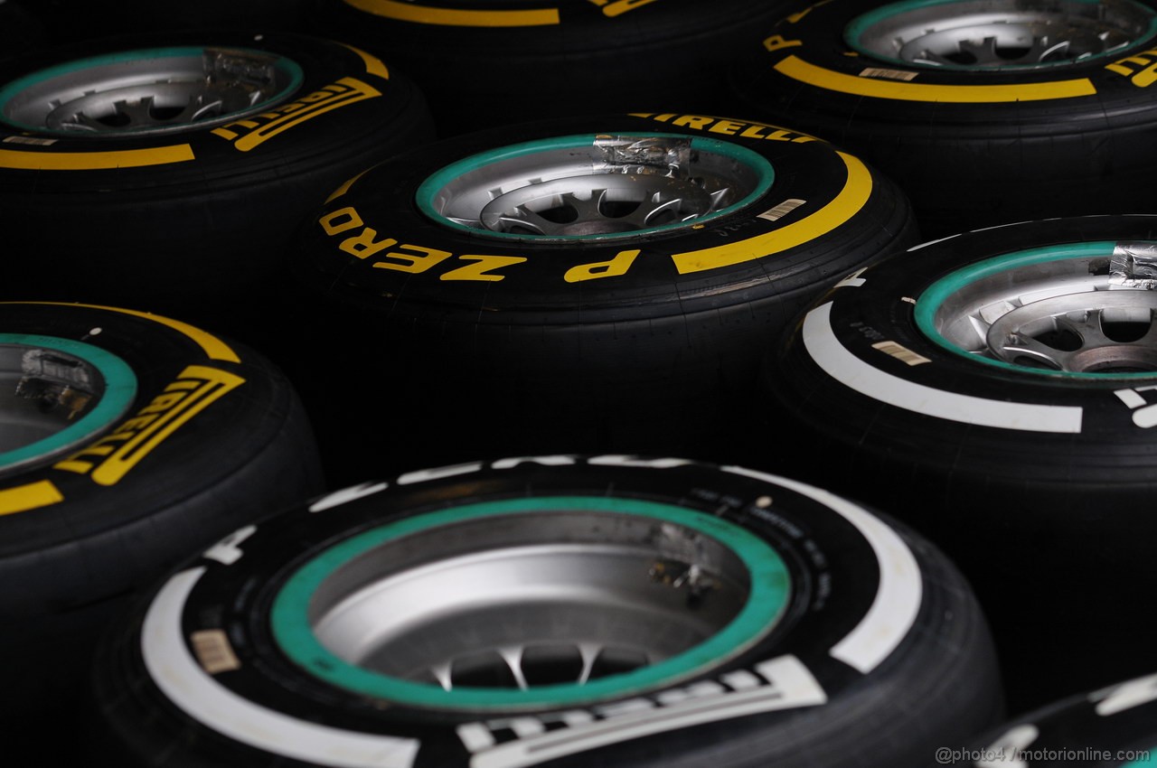 GP GERMANIA, 19.07.2012 - Pirelli Tyres