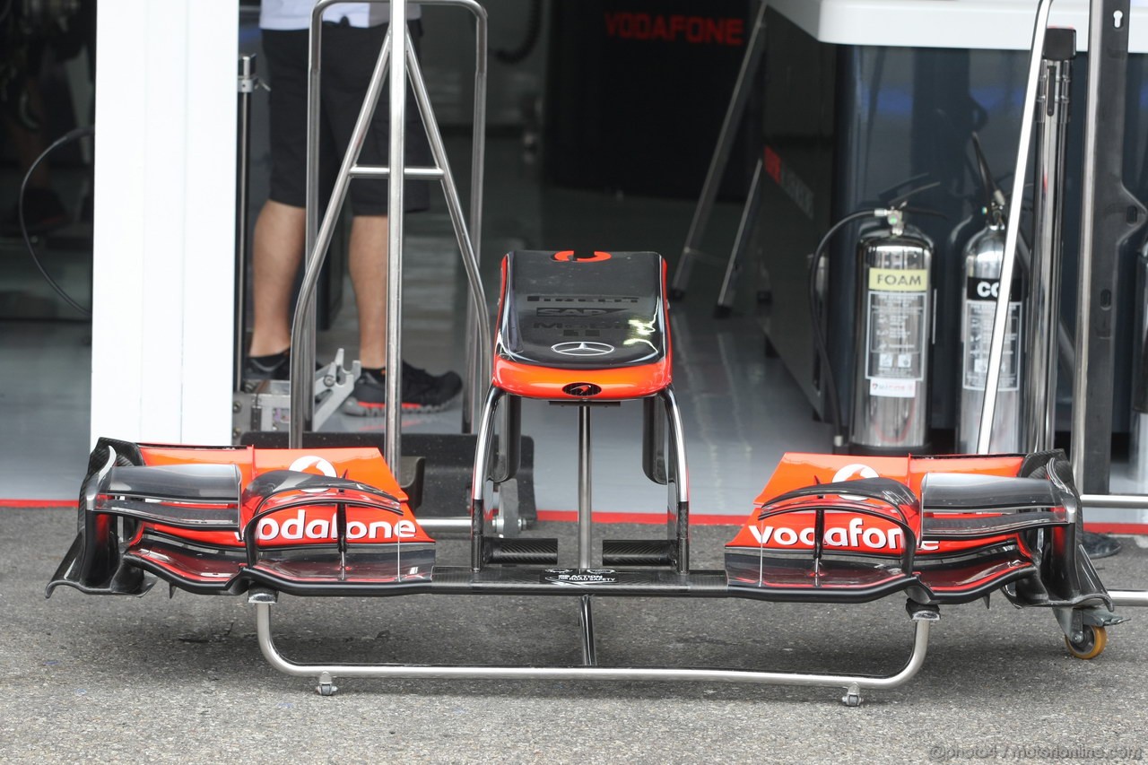 GP GERMANIA, 19.07.2012 - McLaren Mercedes front wings