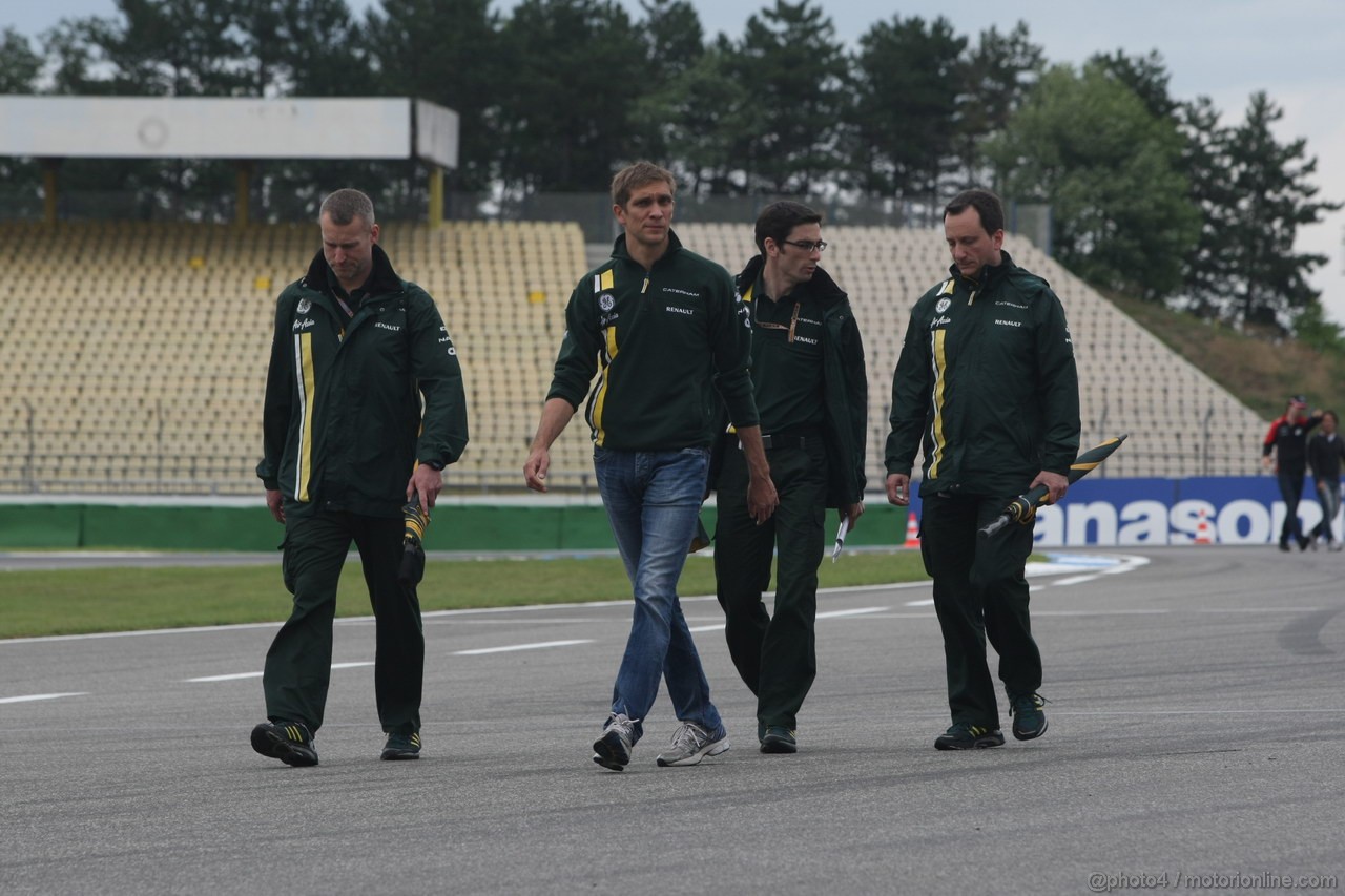 GP GERMANIA, 19.07.2012 - Vitaly Petrov (RUS) Caterham F1 Team CT01