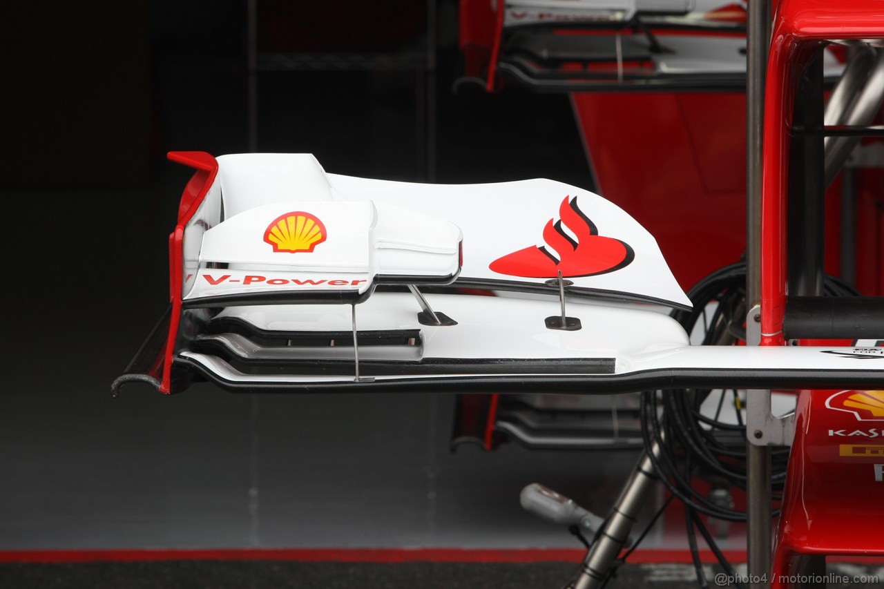 GP GERMANIA, 19.07.2012 -  Ferrari F2012 Frontal Wing