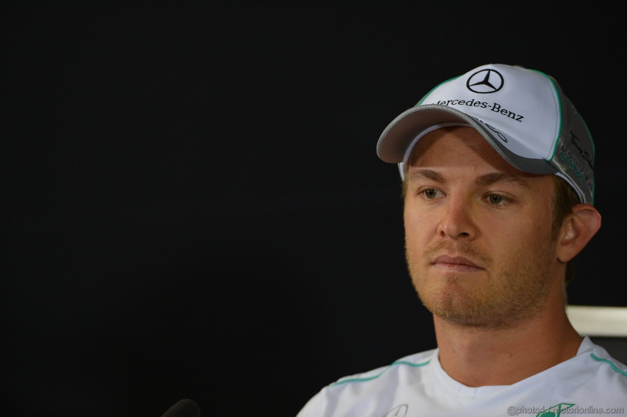 GP GERMANIA, 19.07.2012 - Press Conference, Nico Rosberg (GER) Mercedes AMG F1 W03