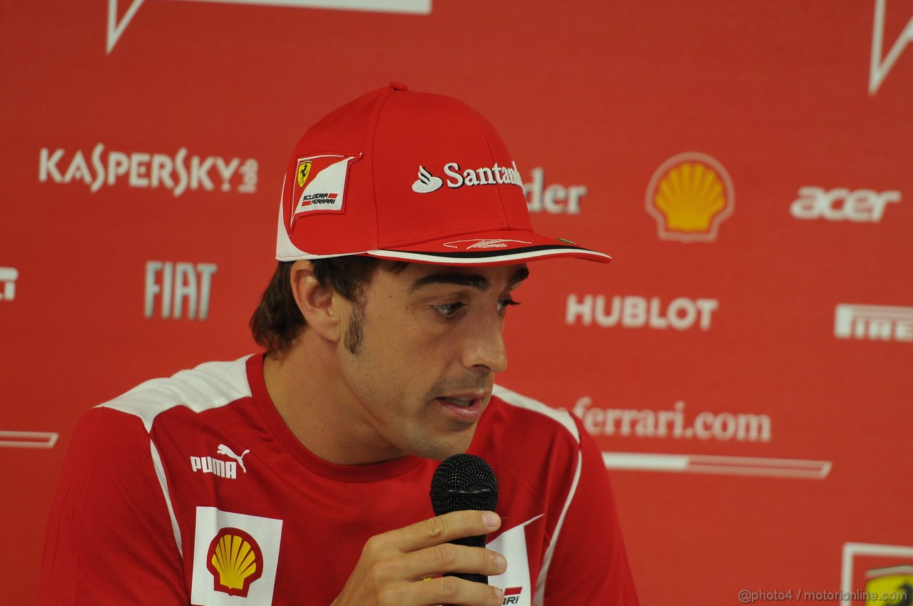 GP GERMANIA, 19.07.2012 - Fernando Alonso (ESP) Ferrari F2012