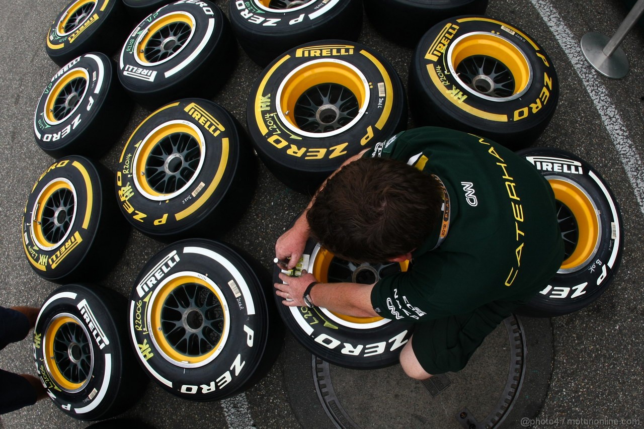 GP GERMANIA, 19.07.2012 - Pirelli Tyres