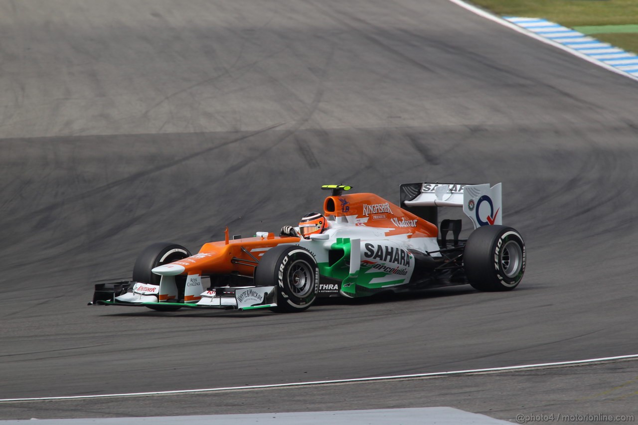 GP GERMANIA, 20.07.2012 - Prove Libere 3, Nico Hulkenberg (GER) Sahara Force India F1 Team VJM05