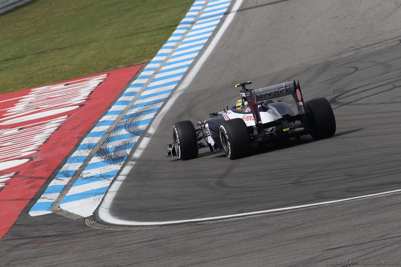 GP GERMANIA, 20.07.2012 - Prove Libere 3, Bruno Senna (BRA) Williams F1 Team FW34