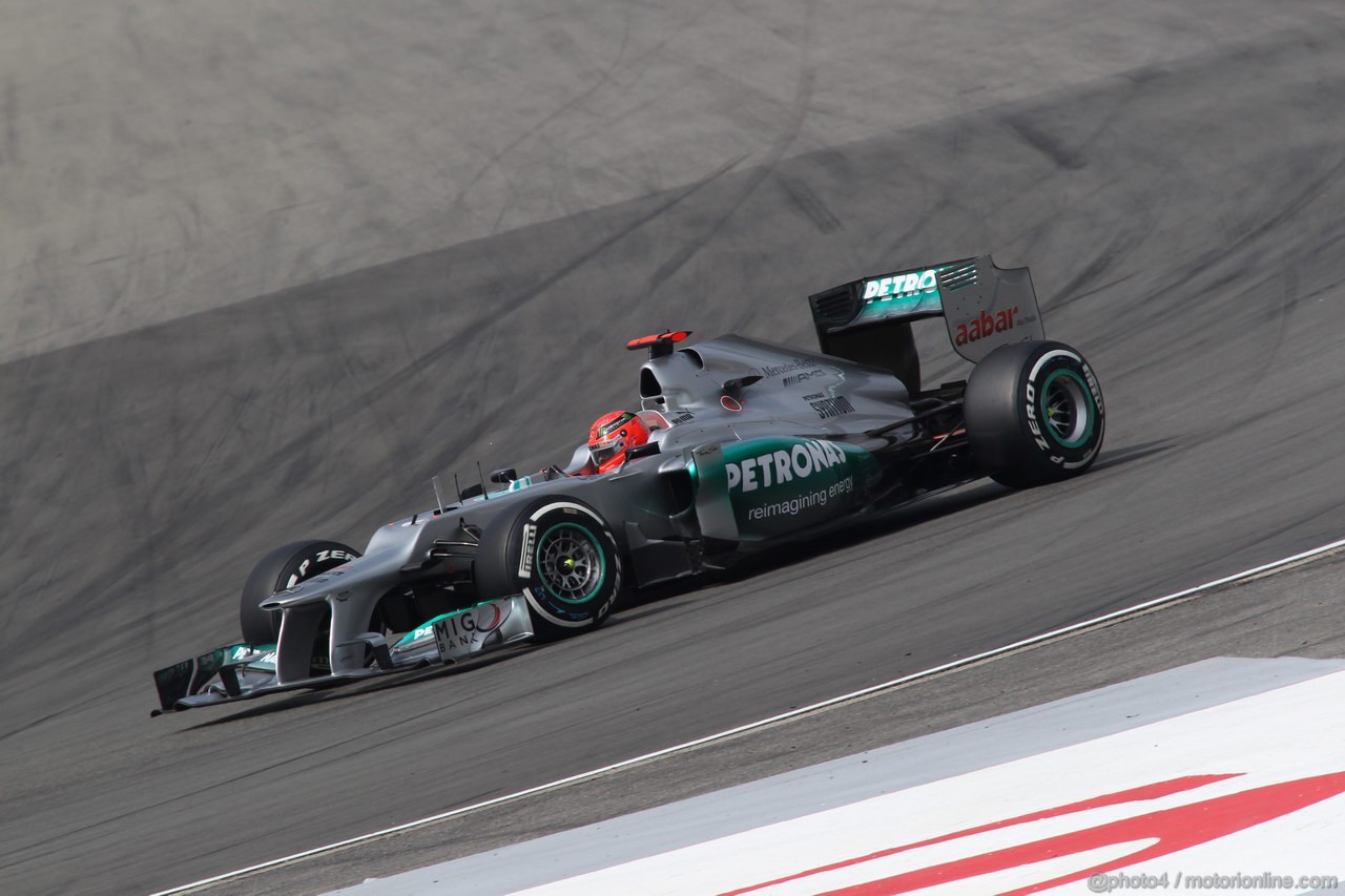GP GERMANIA, 20.07.2012 - Prove Libere 3, Michael Schumacher (GER) Mercedes AMG F1 W03