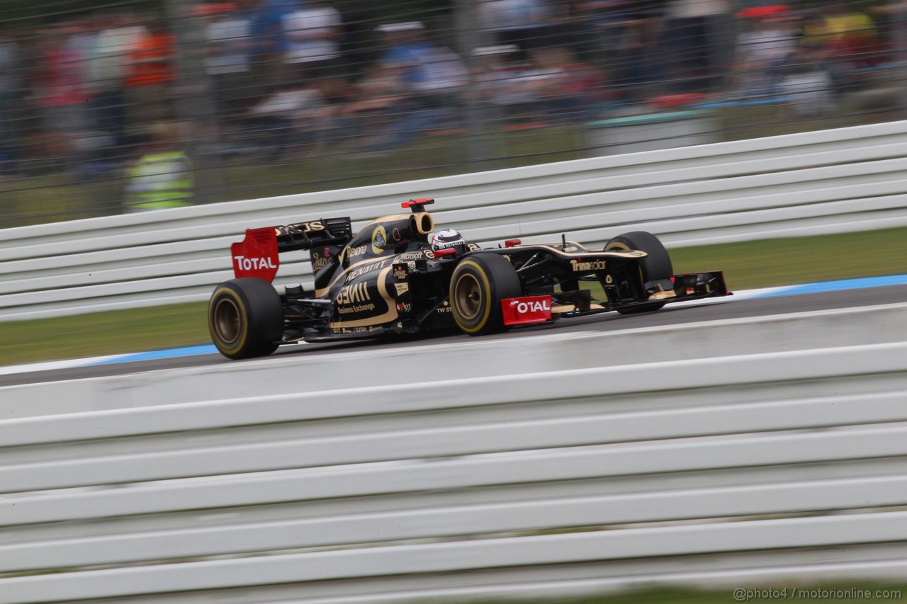GP GERMANIA, 20.07.2012 - Prove Libere 3, Kimi Raikkonen (FIN) Lotus F1 Team E20