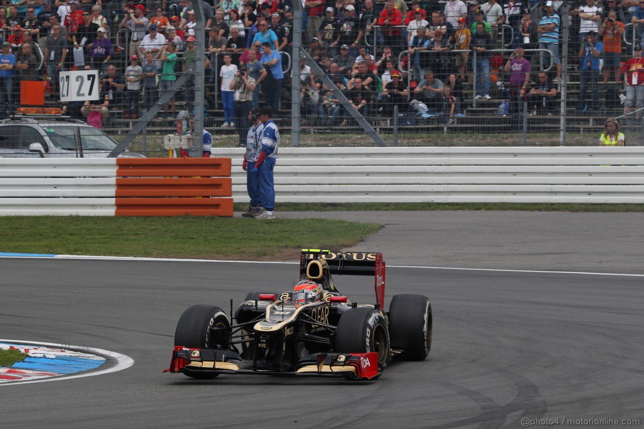 GP GERMANIA, 20.07.2012 - Prove Libere 3, Romain Grosjean (FRA) Lotus F1 Team E20