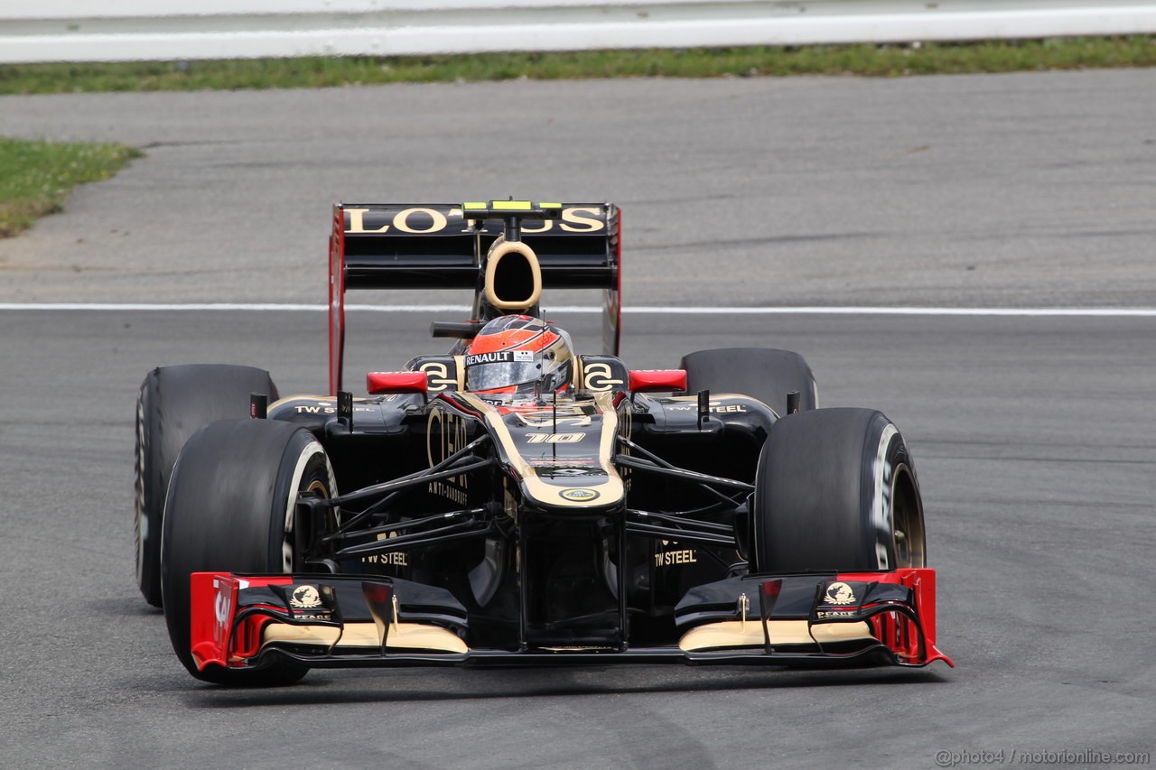 GP GERMANIA, 20.07.2012 - Prove Libere 3, Romain Grosjean (FRA) Lotus F1 Team E20