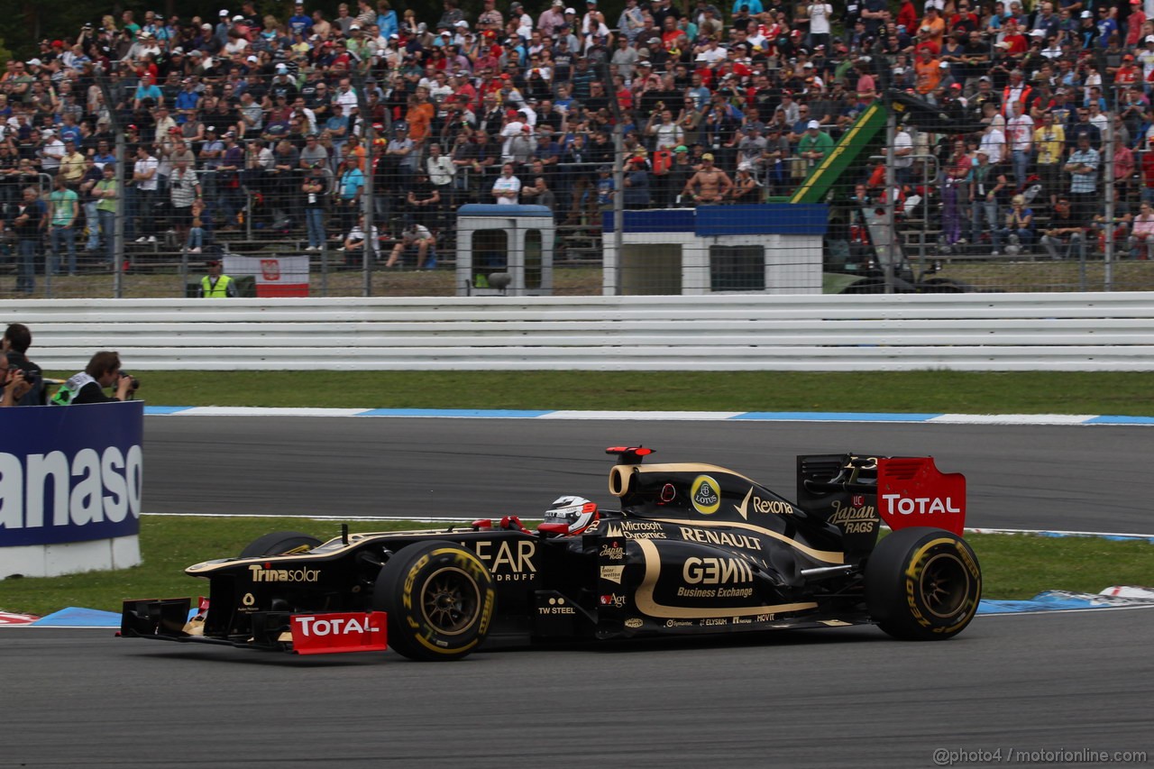 GP GERMANIA, 20.07.2012 - Prove Libere 3, Kimi Raikkonen (FIN) Lotus F1 Team E20