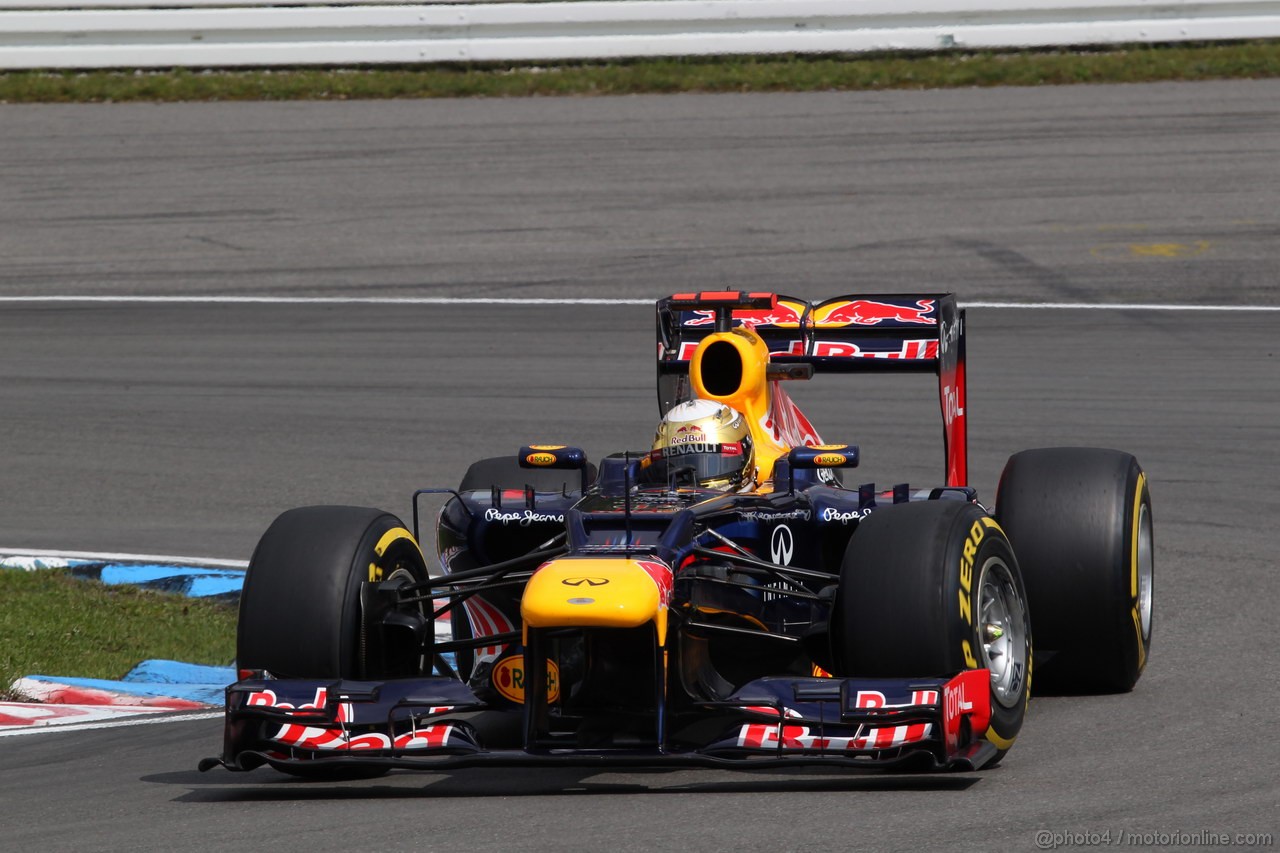 GP GERMANIA, 20.07.2012 - Prove Libere 3, Sebastian Vettel (GER) Red Bull Racing RB8