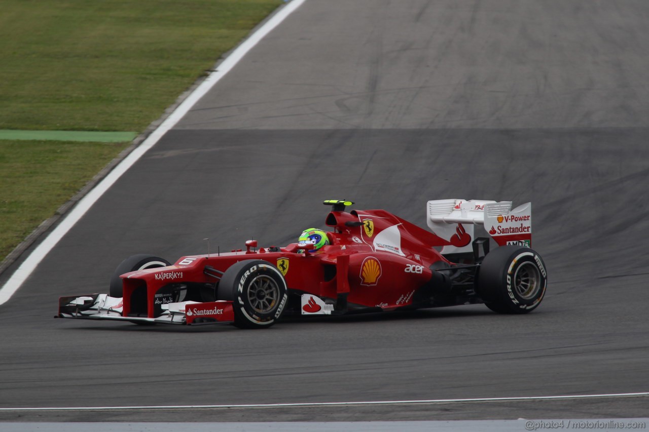 GP GERMANIA, 20.07.2012 - Prove Libere 3, Felipe Massa (BRA) Ferrari F2012