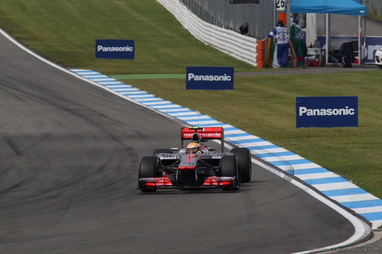 GP GERMANIA, 20.07.2012 - Prove Libere 3, Lewis Hamilton (GBR) McLaren Mercedes MP4-27