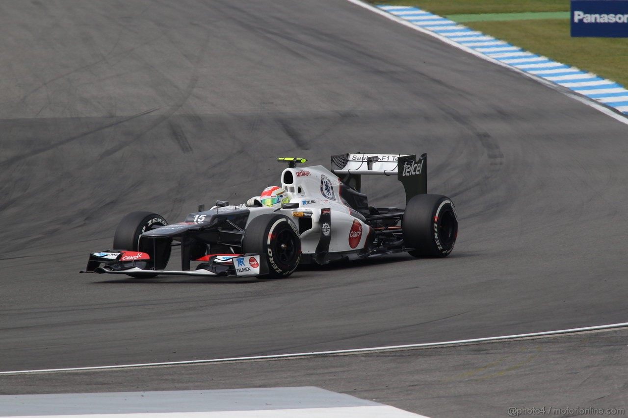 GP GERMANIA, 20.07.2012 - Prove Libere 3, Sergio Prez (MEX) Sauber F1 Team C31