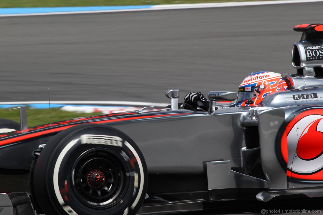 GP GERMANIA, 20.07.2012 - Prove Libere 3, Jenson Button (GBR) McLaren Mercedes MP4-27