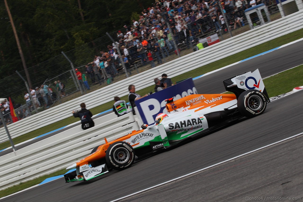 GP GERMANIA, 20.07.2012 - Prove Libere 3, Paul di Resta (GBR) Sahara Force India F1 Team VJM05