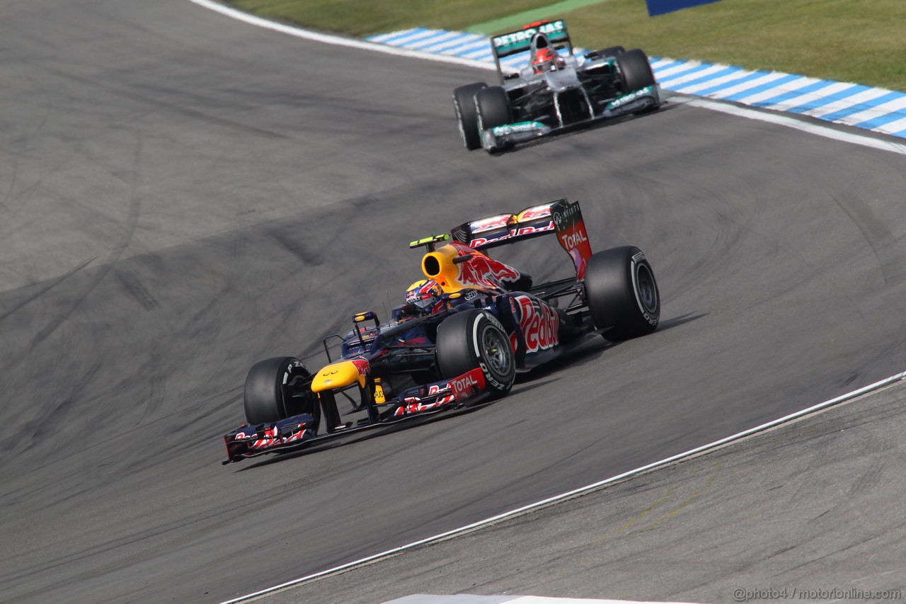GP GERMANIA, 20.07.2012 - Prove Libere 3, Mark Webber (AUS) Red Bull Racing RB8
