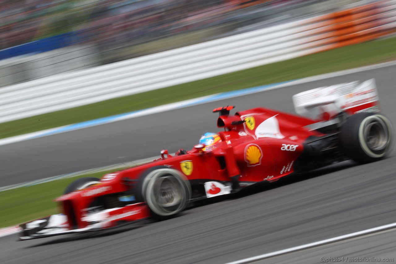 GP GERMANIA, 20.07.2012 - Prove Libere 3, Fernando Alonso (ESP) Ferrari F2012