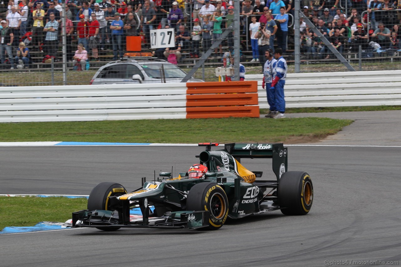 GP GERMANIA, 20.07.2012 - Prove Libere 3, Heikki Kovalainen (FIN) Caterham F1 Team CT01
