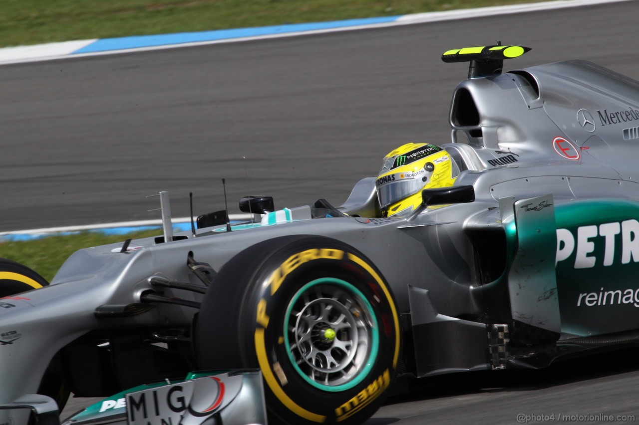 GP GERMANIA, 20.07.2012 - Prove Libere 3, Nico Rosberg (GER) Mercedes AMG F1 W03