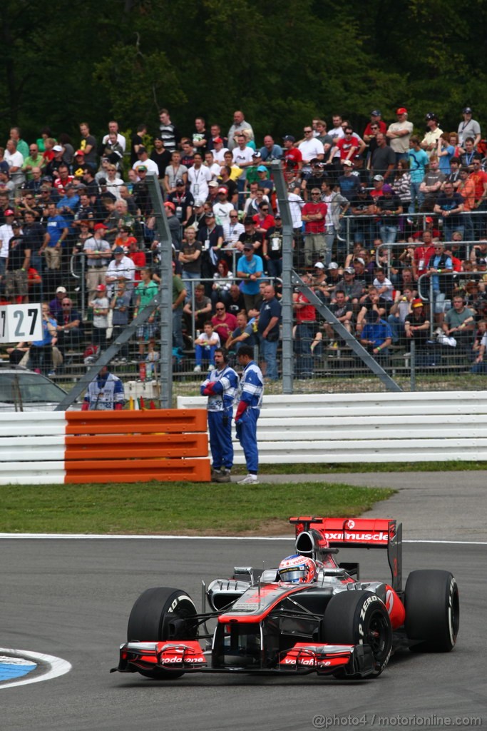 GP GERMANIA, 20.07.2012 - Prove Libere 3, Jenson Button (GBR) McLaren Mercedes MP4-27