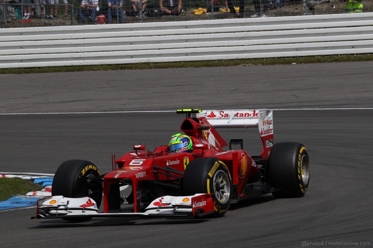 GP GERMANIA, 20.07.2012 - Prove Libere 3, Felipe Massa (BRA) Ferrari F2012