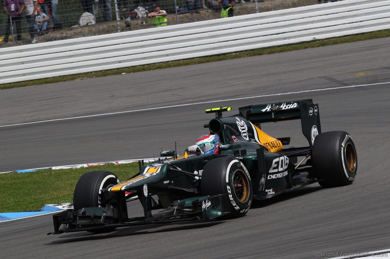 GP GERMANIA, 20.07.2012 - Prove Libere 3, Vitaly Petrov (RUS) Caterham F1 Team CT01