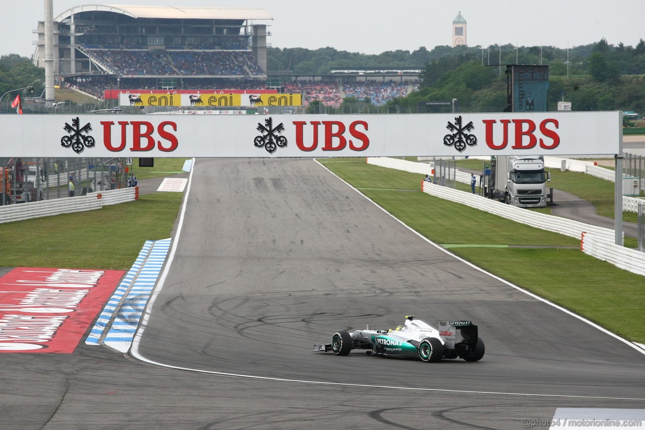 GP GERMANIA, 20.07.2012 - Prove Libere 3, Nico Rosberg (GER) Mercedes AMG F1 W03