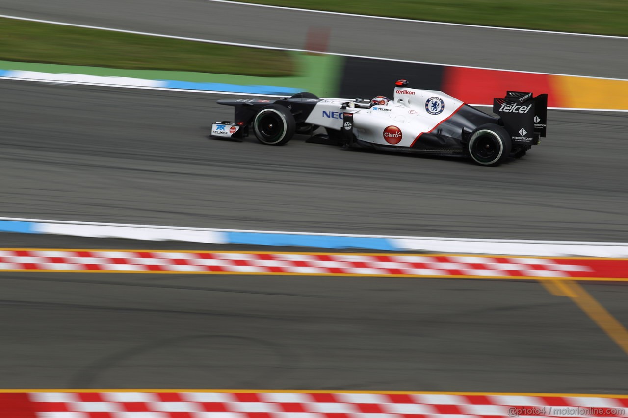GP GERMANIA, 21.07.2012 - Prove Libere 3, Kamui Kobayashi (JAP) Sauber F1 Team C31