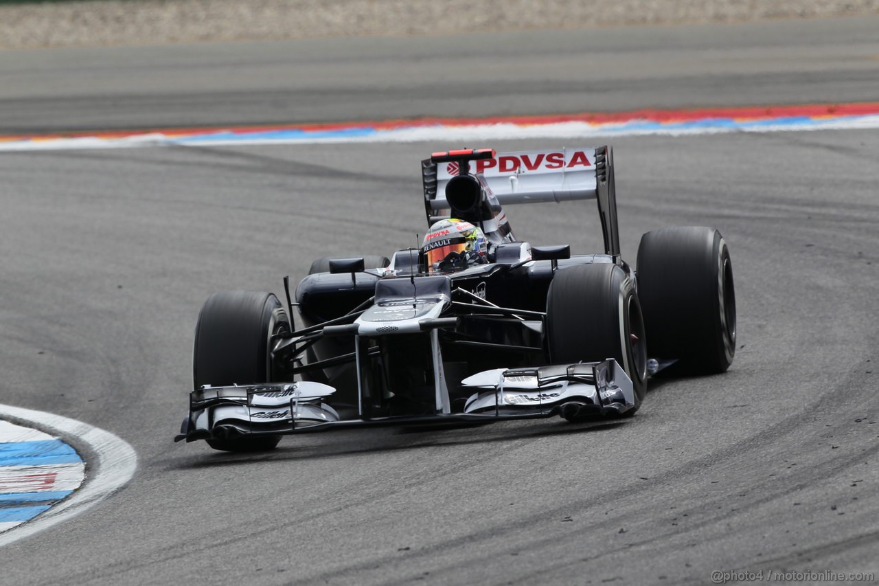 GP GERMANIA, 21.07.2012 - Prove Libere 3, Pastor Maldonado (VEN), Williams F1 Team FW34
