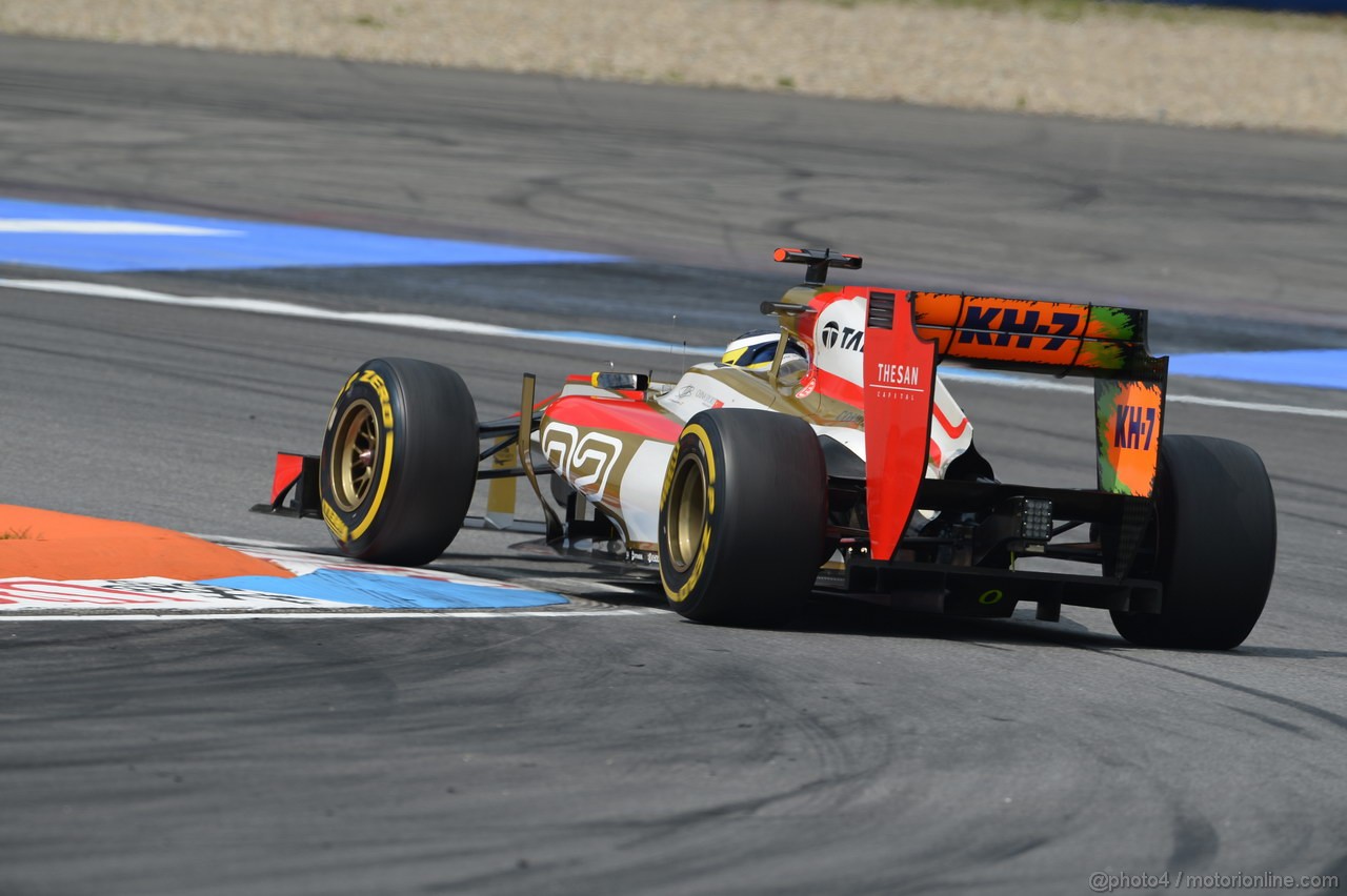 GP GERMANIA, 21.07.2012 - Prove Libere 3, Pedro de la Rosa (ESP) HRT Formula 1 Team F112