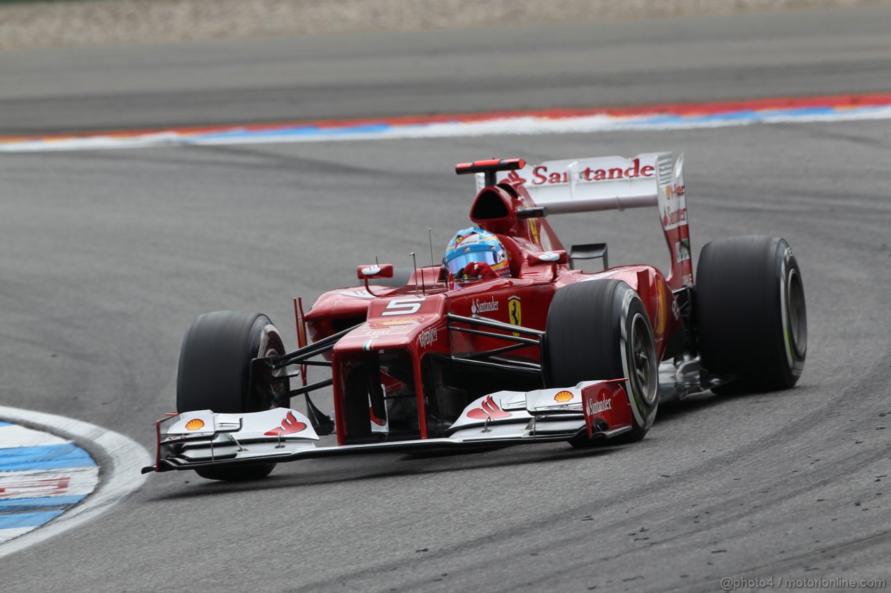 GP GERMANIA, 21.07.2012 - Prove Libere 3, Fernando Alonso (ESP) Ferrari F2012
