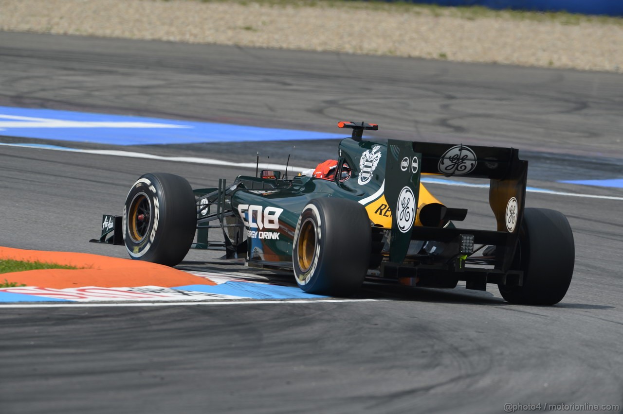 GP GERMANIA, 21.07.2012 - Prove Libere 3, Heikki Kovalainen (FIN) Caterham F1 Team CT01
