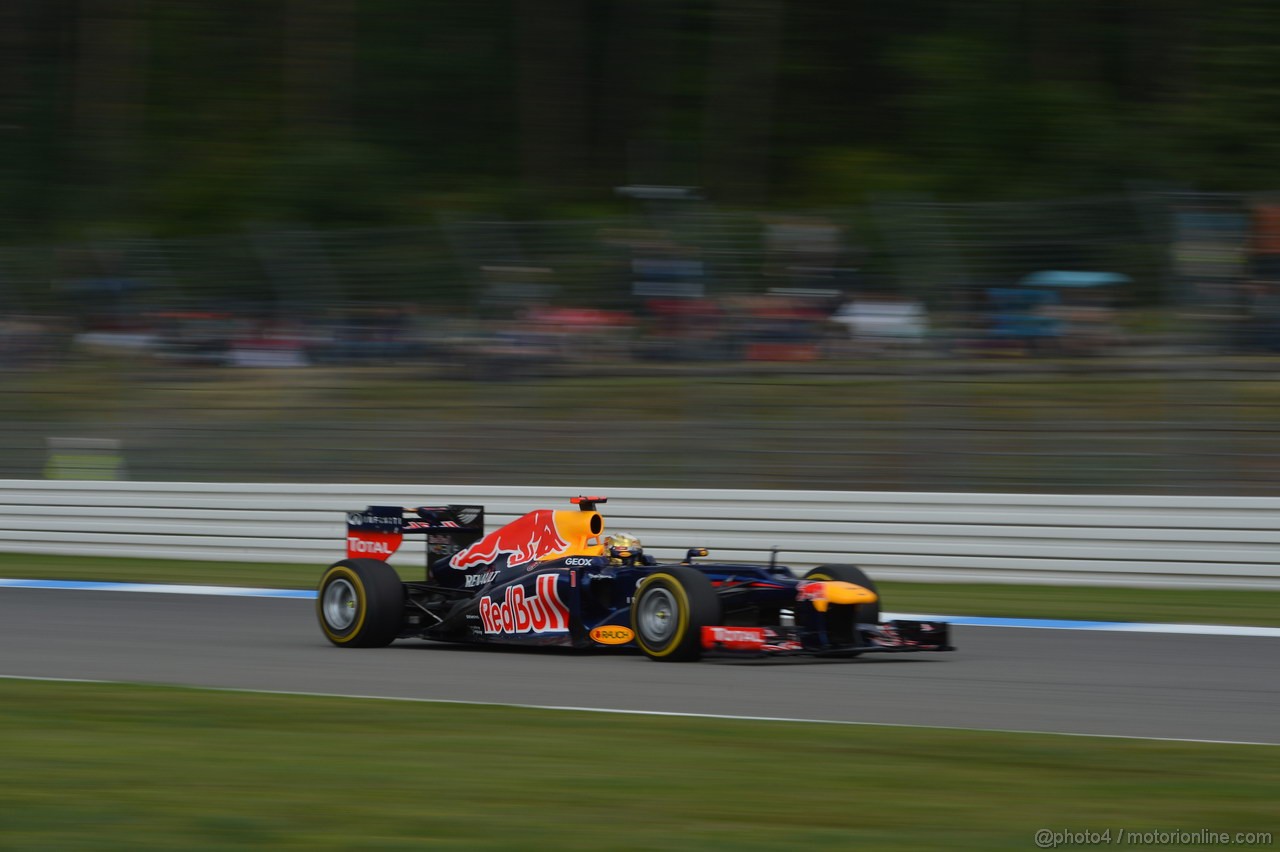 GP GERMANIA, 21.07.2012 - Prove Libere 3, Sebastian Vettel (GER) Red Bull Racing RB8