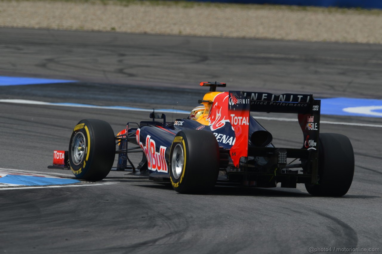 GP GERMANIA, 21.07.2012 - Prove Libere 3, Sebastian Vettel (GER) Red Bull Racing RB8