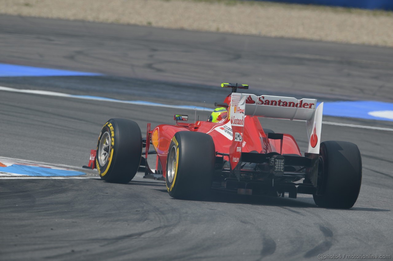 GP GERMANIA, 21.07.2012 - Prove Libere 3, Felipe Massa (BRA) Ferrari F2012