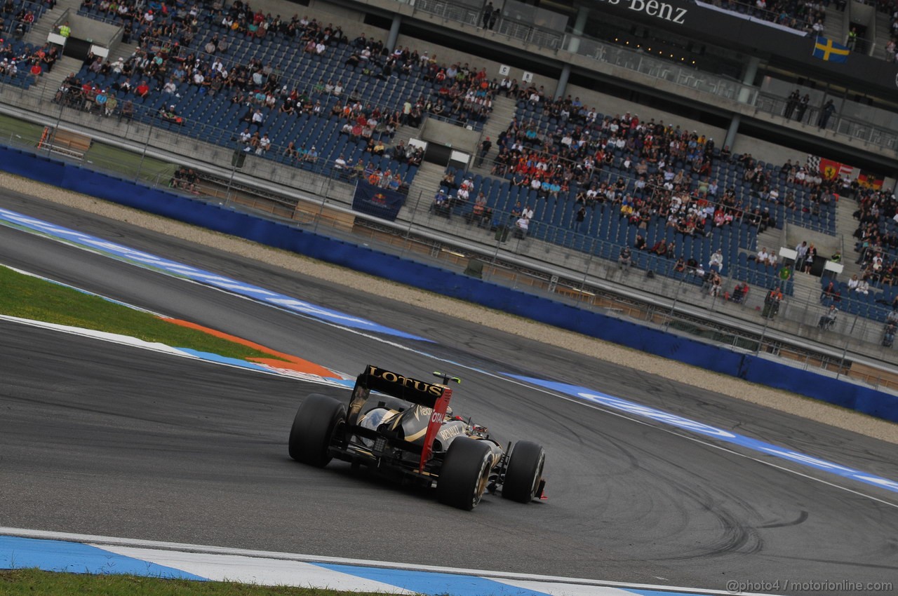 GP GERMANIA, 21.07.2012 - Prove Libere 3, Romain Grosjean (FRA) Lotus F1 Team E20