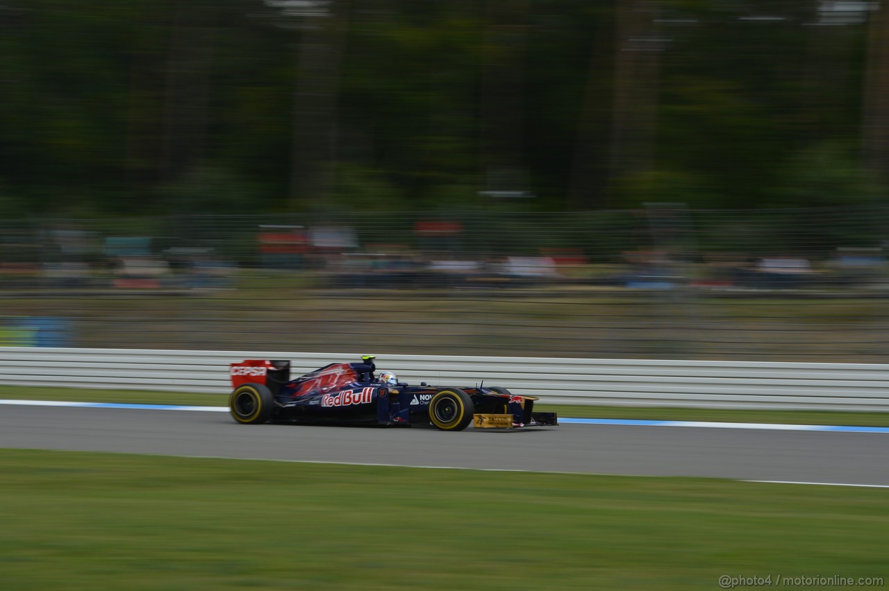 GP GERMANIA, 21.07.2012 - Prove Libere 3, Jean-Eric Vergne (FRA) Scuderia Toro Rosso STR7