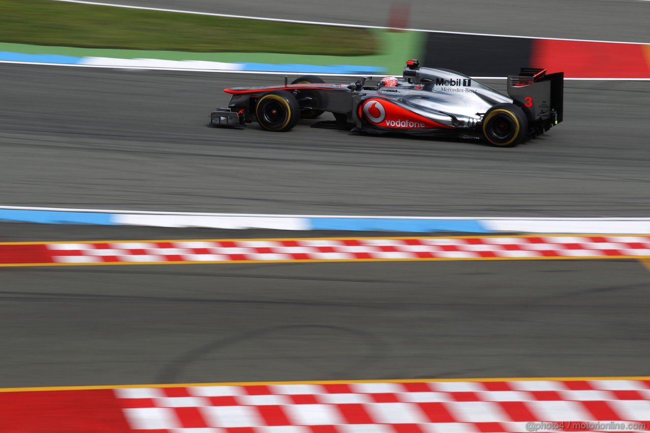 GP GERMANIA, 21.07.2012 - Prove Libere 3, Jenson Button (GBR) McLaren Mercedes MP4-27