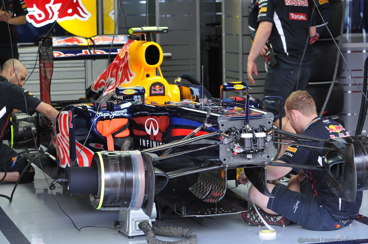 GP GERMANIA, 21.07.2012 - Prove Libere 3, Mark Webber (AUS) Red Bull Racing RB8