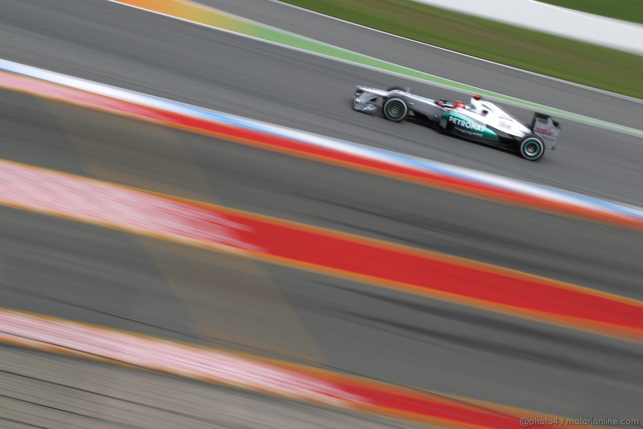 GP GERMANIA, 21.07.2012 - Prove Libere 3, Michael Schumacher (GER) Mercedes AMG F1 W03