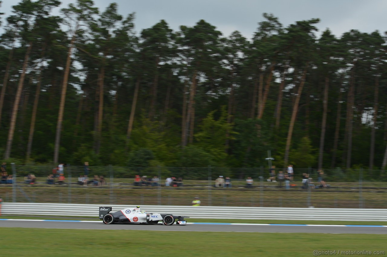 GP GERMANIA, 21.07.2012 - Prove Libere 3, Sergio Prez (MEX) Sauber F1 Team C31